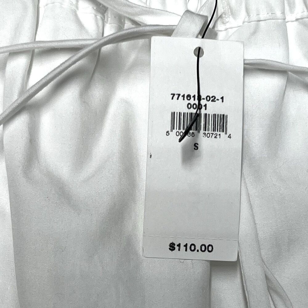 NWT Banana Republic White Midi Skirt Womens Small Cottagecore Boho Prairie Lined - Picture 4 of 10